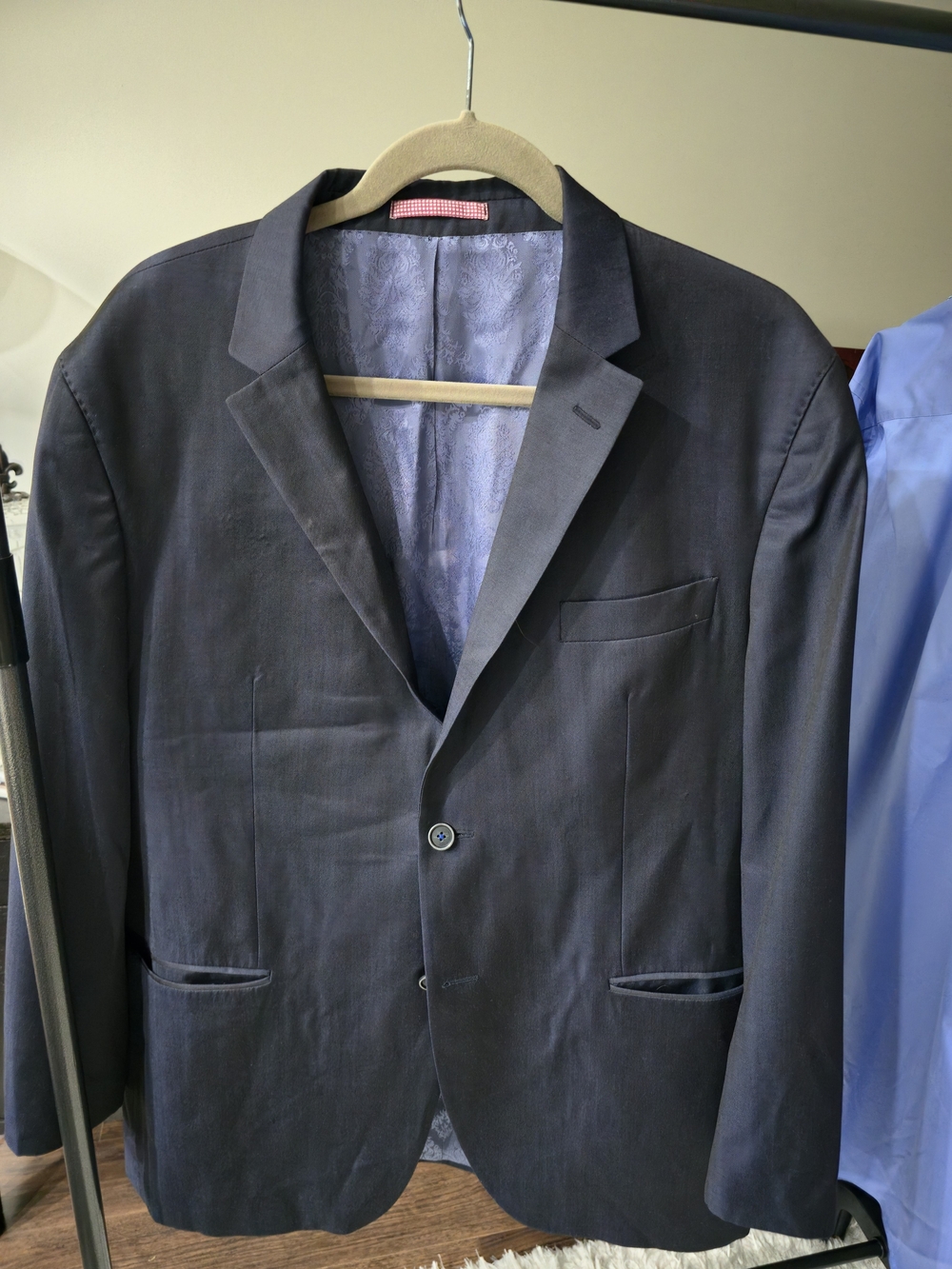 SAND Copenhagen Zignone Wool Blazer Navy Size 56 Made in Italy